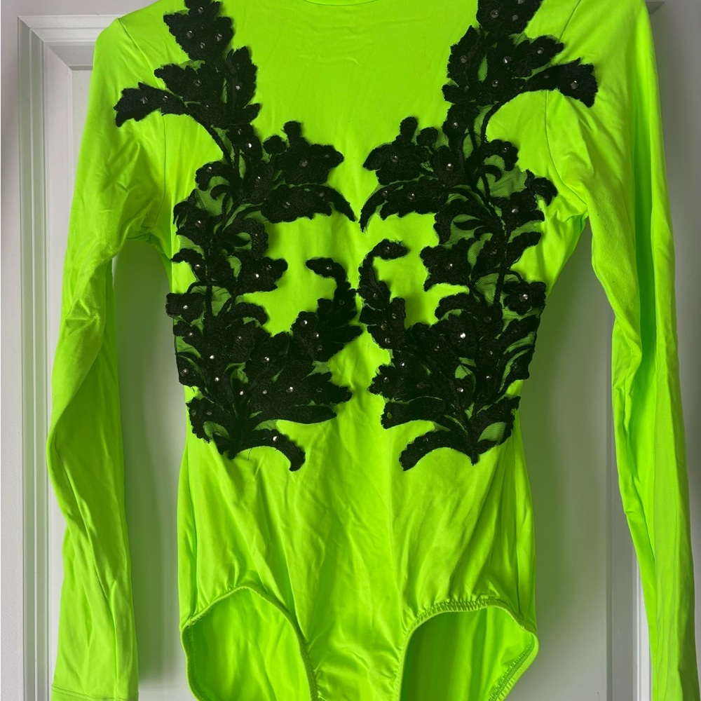 Bodysuit for Dance MA- Black detail added